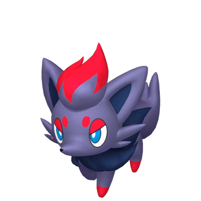 Zorua - Dark type Pokemon from Pokemon X and Y with stats, moves, and evolution data