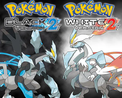 black 2 & white 2 Pokemon Game Cover