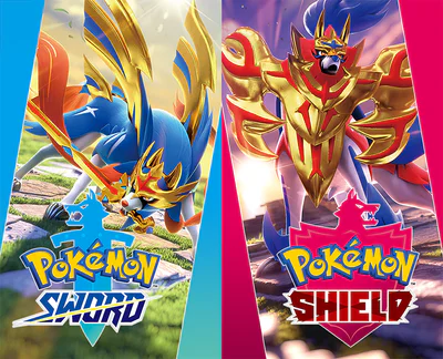 sword & shield Pokemon Game Cover